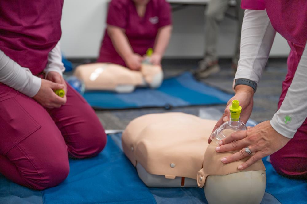 basic life support training visual